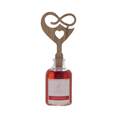 DIFFUSORE CON CUORE ROSSO DIVINO 50ML