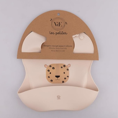 LES PETITES BAVAGLINO SILICONE LEOPARDO
