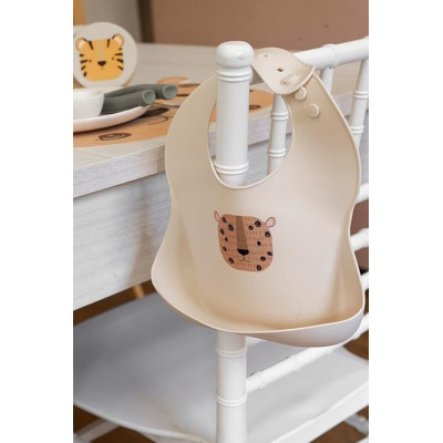 LES PETITES BAVAGLINO SILICONE LEOPARDO