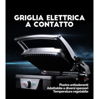 INNOLIVING GRIGLIA ELETTRICA A CONTATTO