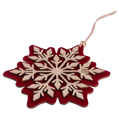 SET 8 APPENDINI FIOCCO DI NEVE CHIC