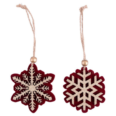 SET 8 APPENDINI FIOCCO DI NEVE CHIC