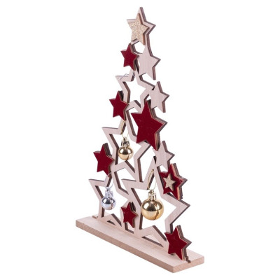 NATALE CHIC ALBERO VELLUTO H30 ASSORTITO