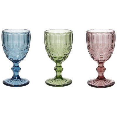 SET 3 CALICI MULTICOLOR MADAME 260CC