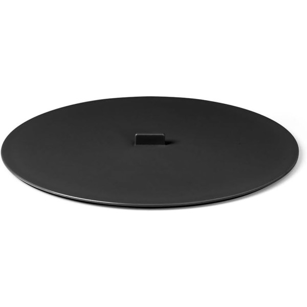 COPERCHIO PAESTUM  L  25CM CARBON BLACK