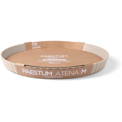 VASSOIO ATENA   M   30CM MOKA GREY