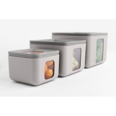 SET 3 CONTENITORI ERMETICI PEEK BOX SILK