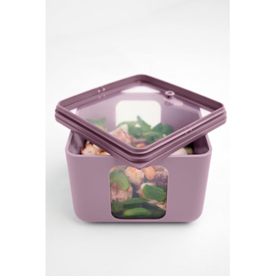 SET 3CONTENITORI ERMETICI PEEK BOX MAUVE
