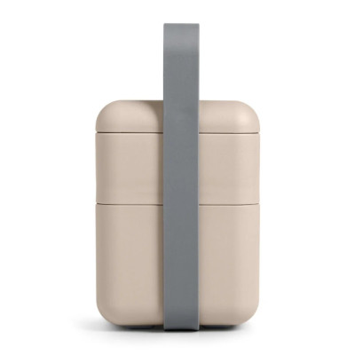 BLIM + PORTAPRANZO LUNCHBOX BAULETTO MOKA GREY
