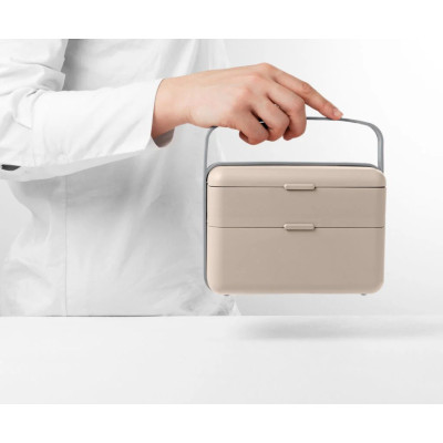 BLIM + PORTAPRANZO LUNCHBOX BAULETTO MOKA GREY