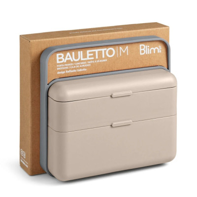 BLIM + PORTAPRANZO LUNCHBOX BAULETTO MOKA GREY