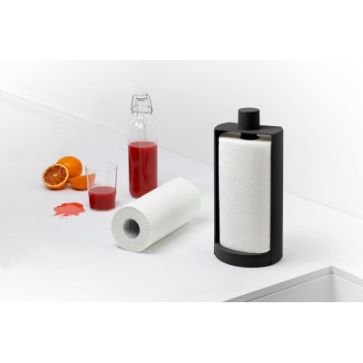 PORTAROTOLO STOP CARBON BLACK