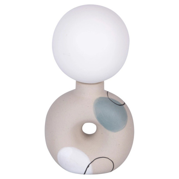 LAMPADA A LED IN GRES H18CM