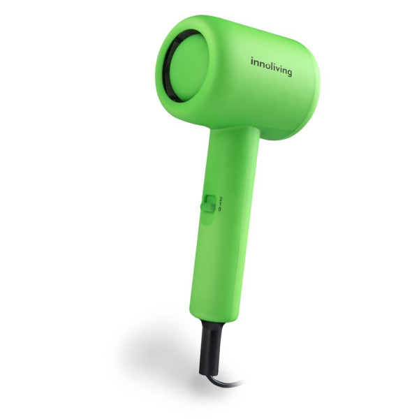 INNOLIVING MINI ASCIUGACAPELLI 1000W VERDE FLUO