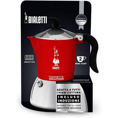 BIALETTI FIAMMETTA INDUCTION 2TZ ROSSA