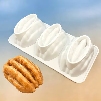 STAMPO SILICONE FRUTTA REALISTICA - NOCE 
