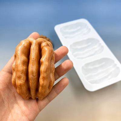 STAMPO SILICONE FRUTTA REALISTICA - NOCE 