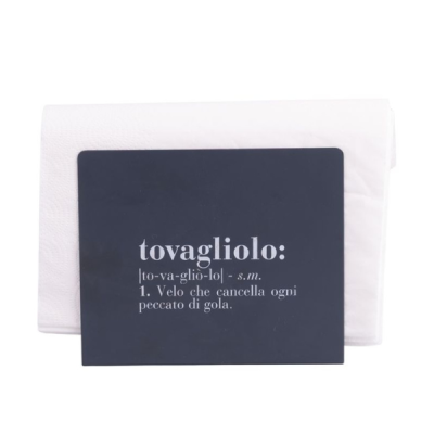 VDE PORTA TOVAGLIOLI IN METALLO GRIGIO VICTIONARY