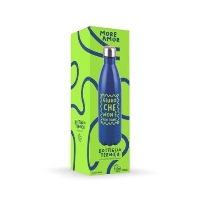 BORRACCIA TERMICA 1 LT MORE AMOR - GIURO CHE NON È GIN TONIC