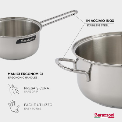 BARAZZONI CASSERUOLA 2 MANICI 28 CM BONITA