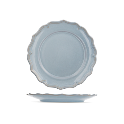 H&H SERVIZIO PIATTI 18 PEZZI SINFONIA LIGHT BLUE