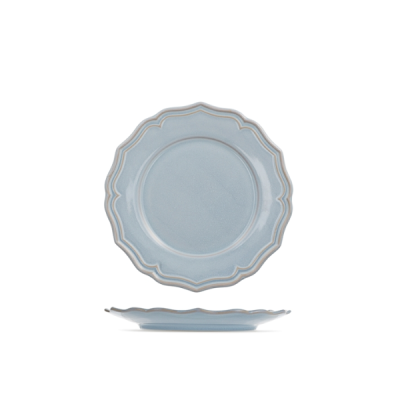 H&H SERVIZIO PIATTI 18 PEZZI SINFONIA LIGHT BLUE