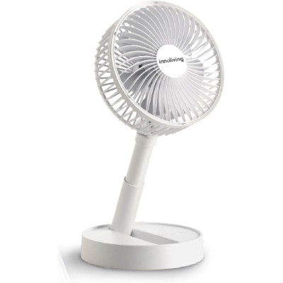 INNOLIVING VENTILATORE PIEGHEVOLE RICARICABILE 19 CM