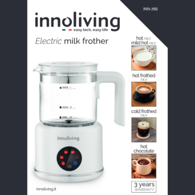 INNOLIVING MONTALATTE ELETTRICO IN VETRO INN-786