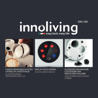 INNOLIVING MONTALATTE ELETTRICO IN VETRO INN-786