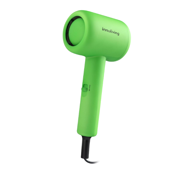 INNOLIVING MINI ASCIUGACAPELLI 1000W VERDE FLUO INN-612G