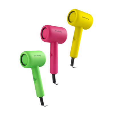 INNOLIVING MINI ASCIUGACAPELLI 1000W VERDE FLUO INN-612G