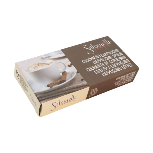 SALVINELLI CONFEZIONE 100 CUCCHIAINI CAPPUCCINO MOD. RIMINI
