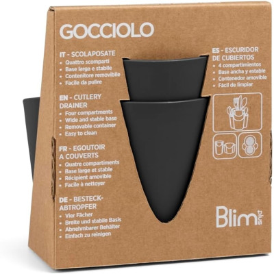 BLIM + SCOLAPOSATE GOCCIOLO CARBON BLACK