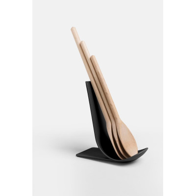 BLIM + STAND POGGIAMESTOLO VERTICALE CARBON BLACK