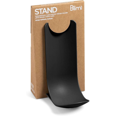 BLIM + STAND POGGIAMESTOLO VERTICALE CARBON BLACK
