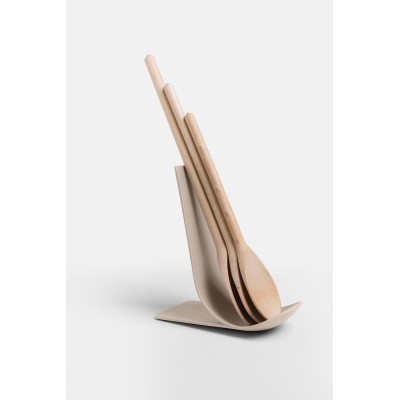 BLIM + STAND POGGIAMESTOLO VERTICALE MOKA GREY