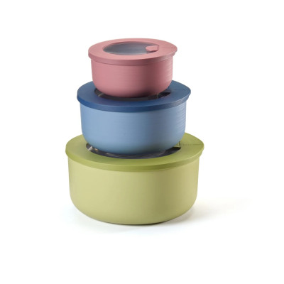 GUZZINI SET 3 CONTENITORI TONDI STORE & MORE BIO