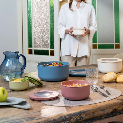 GUZZINI SET 3 CONTENITORI TONDI STORE & MORE BIO