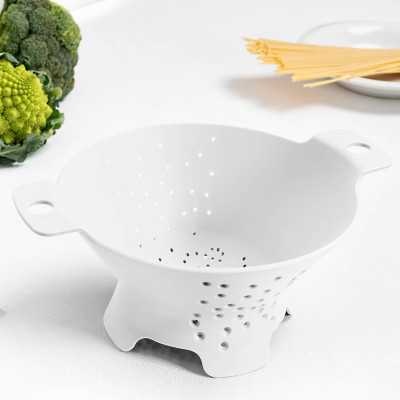 BLIM + SCOLAPASTA COSMO 25 CM ARTIC WHITE