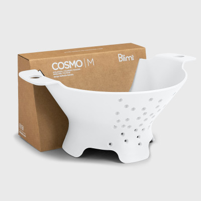 BLIM + SCOLAPASTA COSMO 25 CM ARTIC WHITE