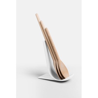 BLIM + STAND POGGIAMESTOLO VERTICALE ARTIC WHITE