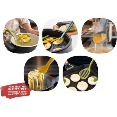 GUZZINI SET 5 UTENSILI DA CUCINA CHEF LINE