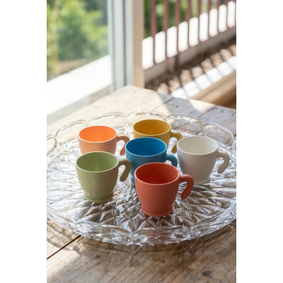 GUZZINI SET 6 TAZZINE CAFFÈ INFRANGIBILI COFFEE POP