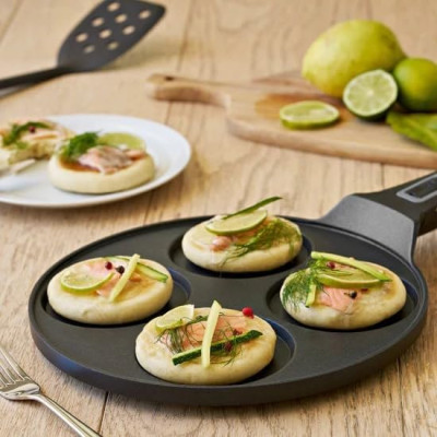 GUZZINI PADELLA PANCAKE  COOK&SPACE  CON MANICO REMOVIBILE