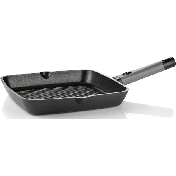 GUZZINI BISTECCHIERA QUADRATA 28X28 COOK&SPACE CON MANICO REMOVIBILE