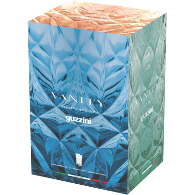 GUZZINI PORTABICCHIERI UNIVERSALE VANITY TRASPARENTE
