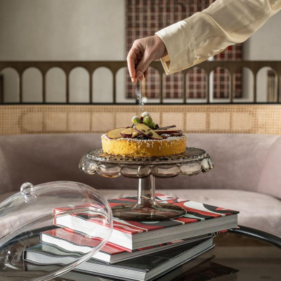 GUZZINI ALZATA CON CAMPANA VANITY FUMO