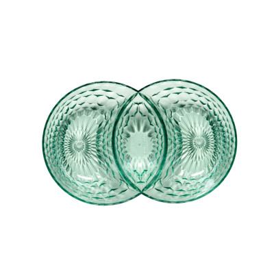 GUZZINI ANTIPASTIERA A 3 SCOMPARTI VANITY MATCHA GREEN