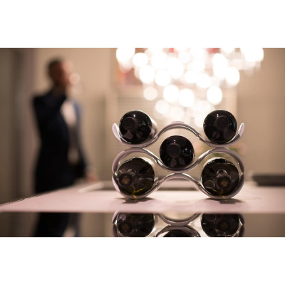 GUZZINI CANTINETTA PORTABOTTIGLIE UNIVERSALE CUVÉE TRASPARENTE