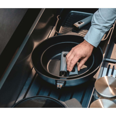 GUZZINI WOK-SALTAPASTA 32 CM MANICO REMOVIBILE COOK & SPACE